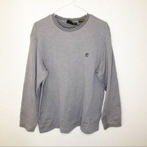 Timberland Mens Gray Long Sleeve Crew size Large